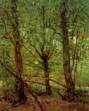 Bäume und Unterholz 2 Vincent van Gogh Ölgemälde